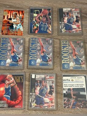 Minnesota Timberwolves NBA Vintage Trading Card Lot